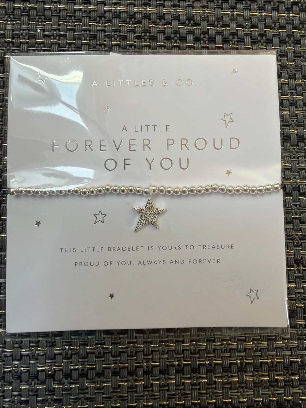 Katie Loxton A Little Forever Proud of You Silver Bracelet